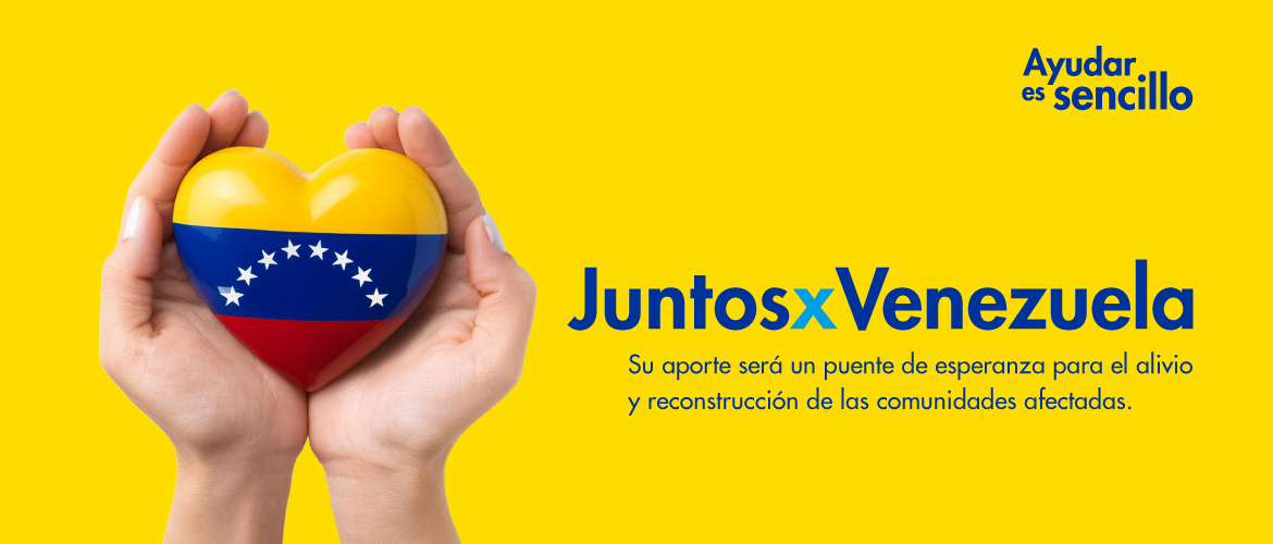 Juntos x Venezuela — Ayudar es sencillo